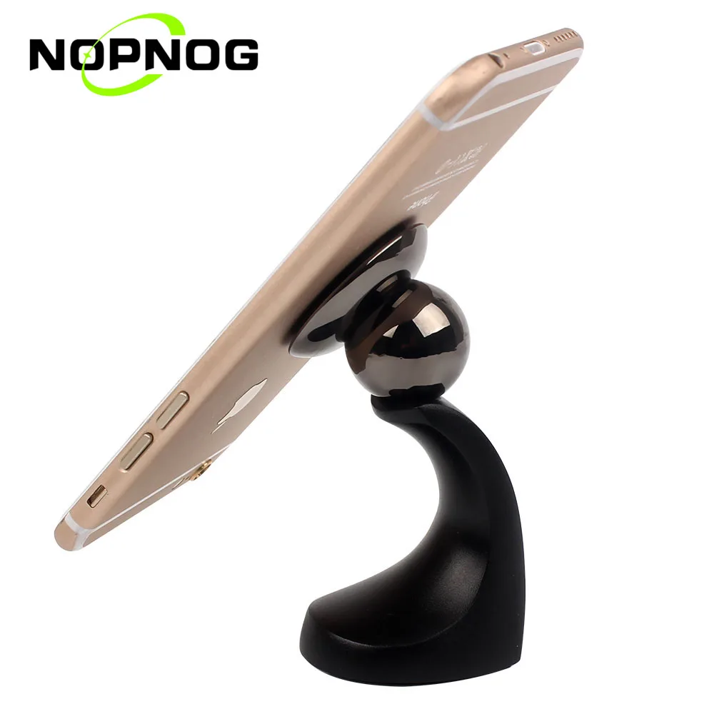NOPNOG Support font b GPS b font 360 Degrees Rotation Mobile Phone Stand Magnetic Phone Holder