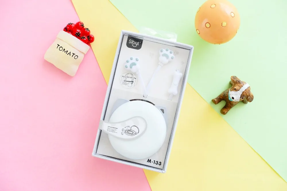 Chiclits 3.5mm in-ear Earphone Cartoon Cat Paw Headphone With Microphone Pack Boxes  for iPhone Samsung Android (23)