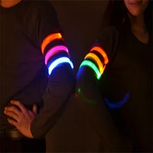 Светодиодный наружный светильник, набор нарукавников для занятий спортом, для бега, для мужчин и женщин, для ночного велосипеда, предупреждающий светильник, набор нарукавников 40MA15