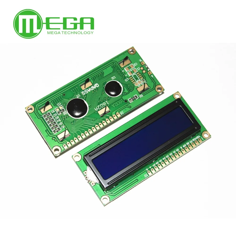 

1602 LCD Display Module LCD1602 LCD1602 5V 16x2 Character LCD Display Module Controller blue blacklight for arduino
