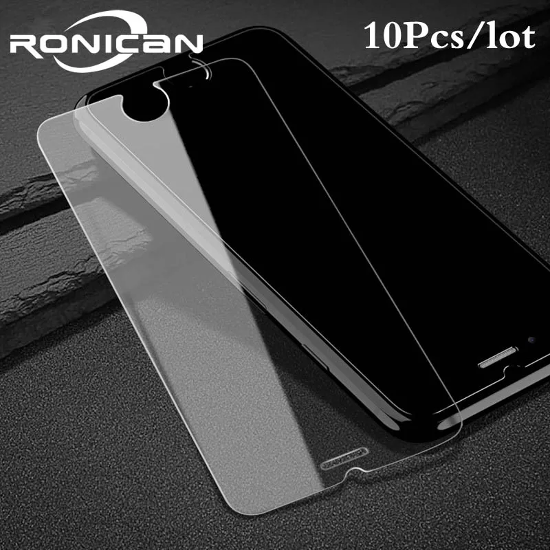 Koop 10 stks Gehard Glas voor iphone 7 Plus 8 6 6 s 5 5 s 5c SE 4 4 s 9 H Explosion Proof screen protector Film voor iphone X XR XS MAX