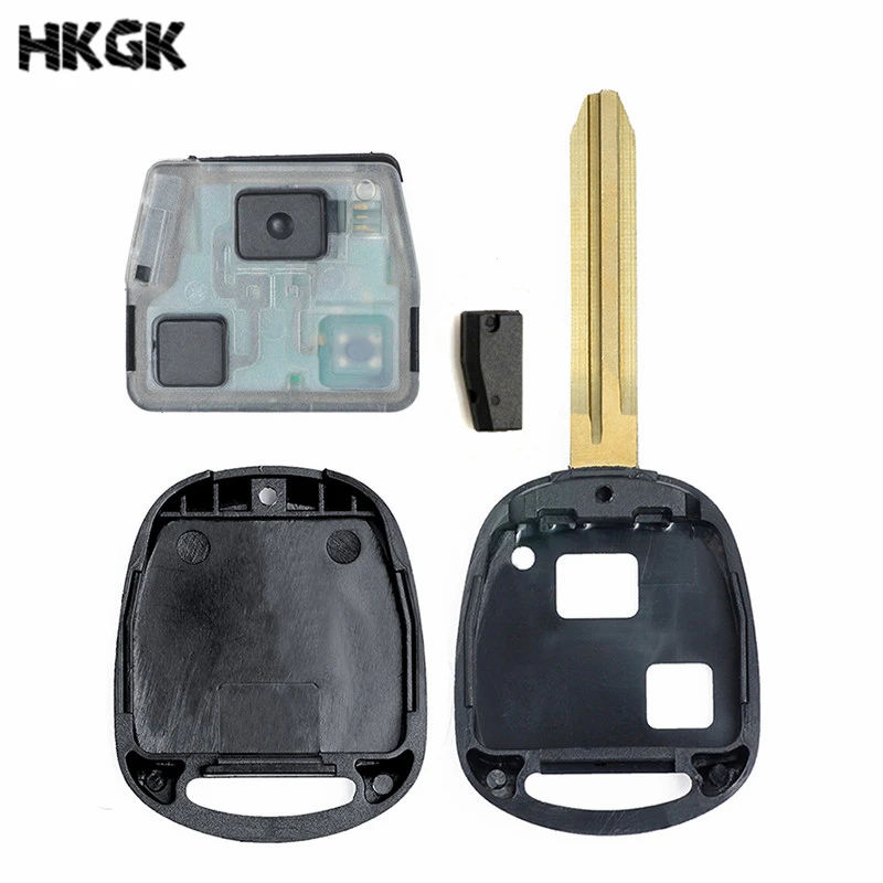 KEYECU-for-Toyota-Avensis-Kluger-Prado120-Tarago-RAV4-Replacement-Remote-Control-Key-Fob-433MHz-4D68-Chip