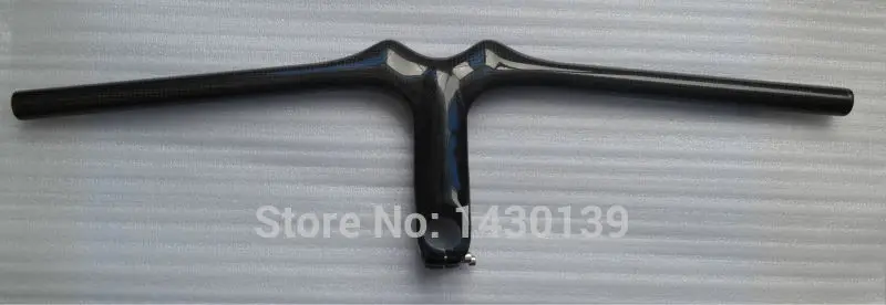 

New Mountain bike 3K full carbon handlebar MTB carbon bicycle handlebar and Stem integratived 580-720x90-120mm Free shipping
