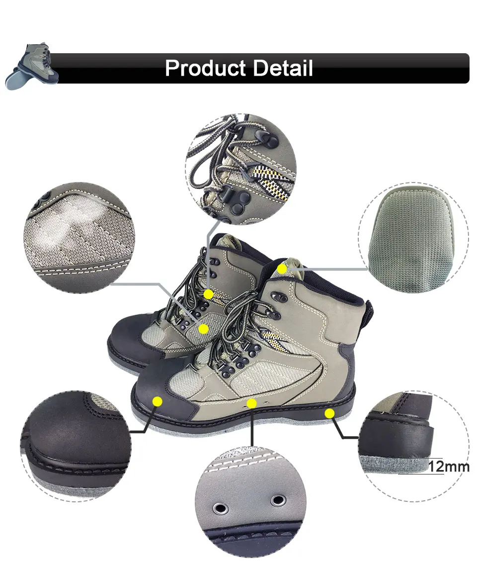 Оригинальные JEERKOOL болотные ботинки для рыбалки, войлочные болотные ...