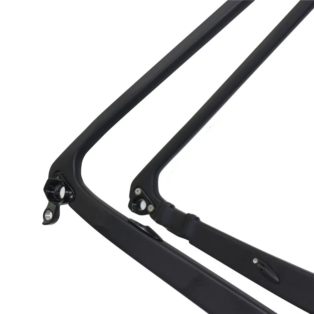 Discount 2019 Gravel Bike Frame Carbon Road MTB  Full Carbon Bicycle Frame Cyclocross Disc Brake Frame With Thru Axle 142*12 Gravel bike 8