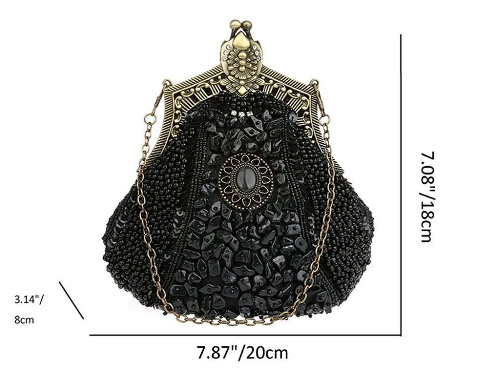 Women's_Antique_Beaded_Party_Clutch_Vintage_Purse_Evening_Handbag_Black (2)