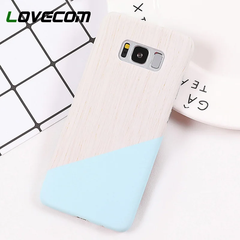 

LOVECOM Geometric Splice Marble Phone Cases For Samsung Galaxy S6 Edge S7 Edge S8 S9 Plus Note 8 Hard PC Case Back Cover Coque