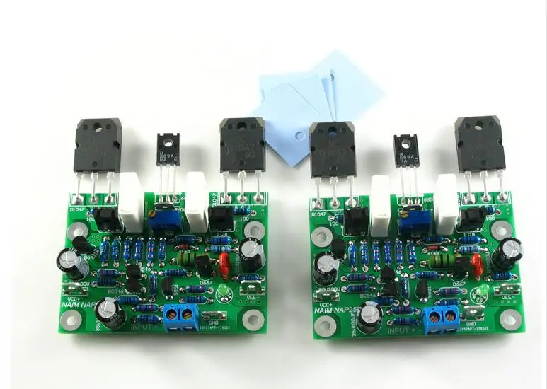

DIY 2pcs NAIM NAP250 MOD Stereo Dual channel Power amplifier board RMS 80W 8R For Speakers