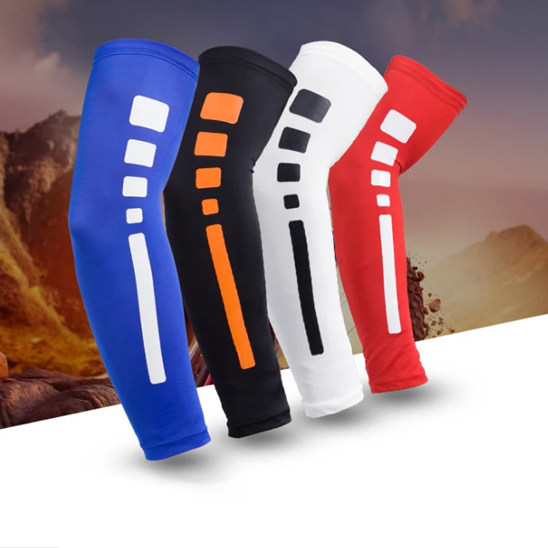 Tcare 1Pcs Silk UV Protection Unisex Cooling Compression Arm Sleeves For Outdoor Sports Driving Riding Basketball 2
