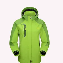 Для женщин Весна Водонепроницаемый ветровки дышащие лыжный костюм, для спорта на открытом воздухе Пеший Туризм Soft shell Для женщин альпинизм одежда для рыбалки