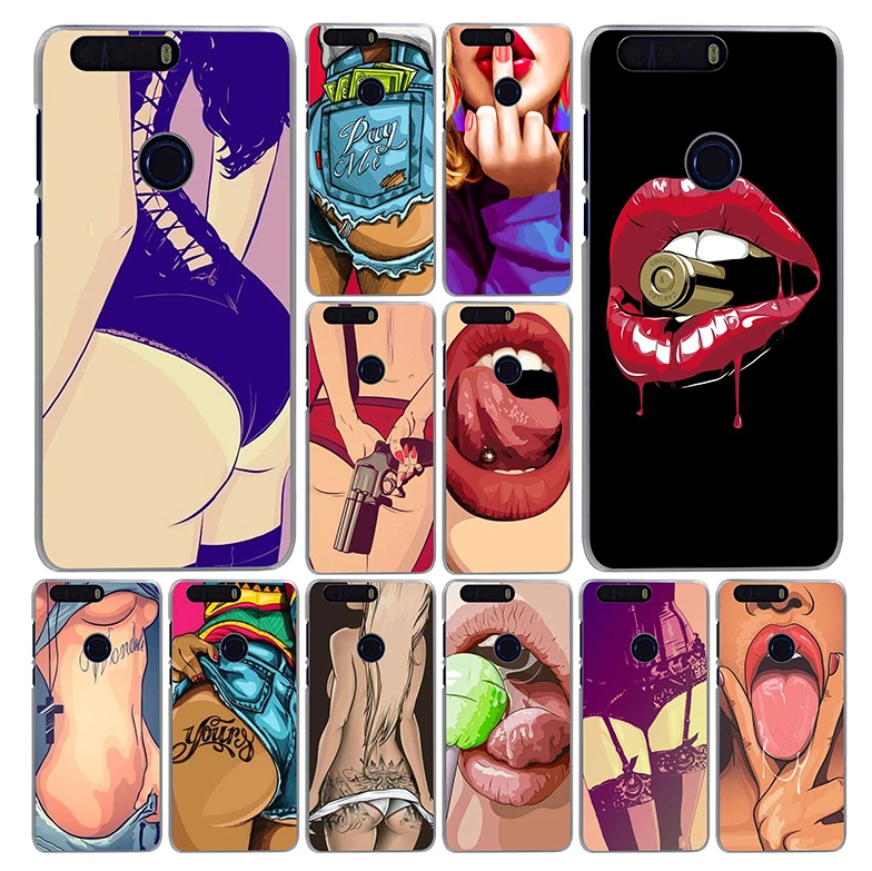 Чехол Lavaza Sexy lady с красными губами для huawei Honor Note 10 Play 9i 9 8C 8X8 Lite 7X 7A 6C Pro 6A | Мобильные