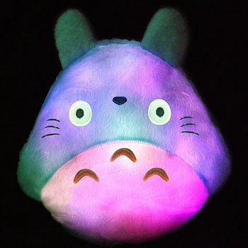 

Totoro Led Luminous Plush Pillow Colorful Light Lovely Totoro Cushion Toy Decorative Wedding Gift Christmas Gift Birthday Gift