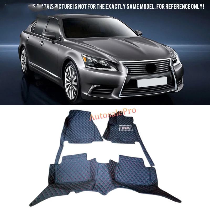 

For Lexus LX570 J200 2007 2008 09 10 11 12 13 14 2015Left /Right Hand Drive black red Car Floor Mat carpet front rear Pad cover