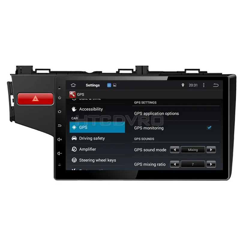 Discount YMODVHT 10.1inch Octa Core 4GB+32GB Android 9.0 Car DVD Player for Honda FIT / JAZZ 2014- Radio Stereo GPS Navigation 6