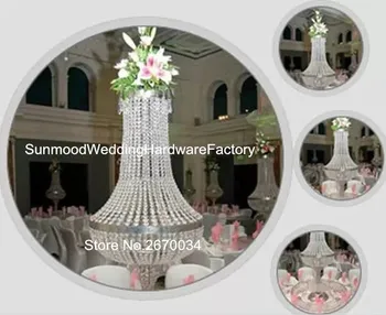 

about 30 days sent out order)large crystal wedding centerpieces/tall silver centerpiece vases/long baptism centerpieces