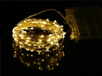 

10M 100Led Battery powered LED moon String Fairy light vane lamp Remote Control thin wire Xmas Wedding Vase Garland tree decor