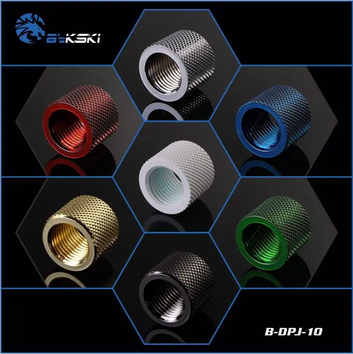

Bykski B-DPJ-10 Female to Female Rotary 10mm Extender Fitting with G1/4" Threads