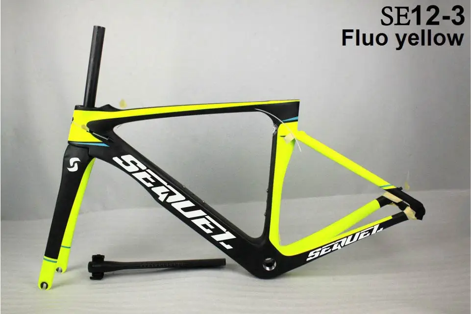 DC012 SEQUEL carbon road bike frame Toray T1000 PF30/BB30/BSA frame+fork+seatpost+clamp+headset+heaset cover cadre velo DIY