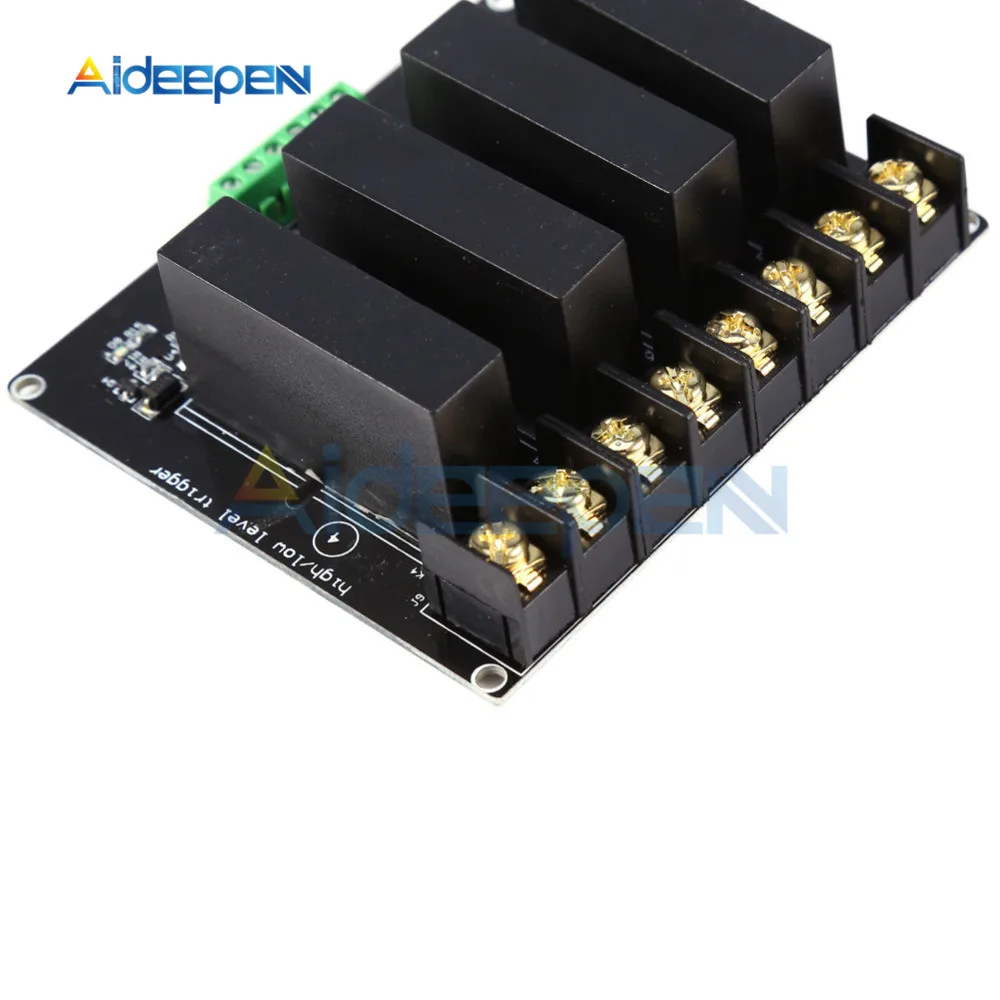 380V 8A 4 канала SSR твердотельные реле H-L триггер модуль для Arduino R3 для Raspberry PI