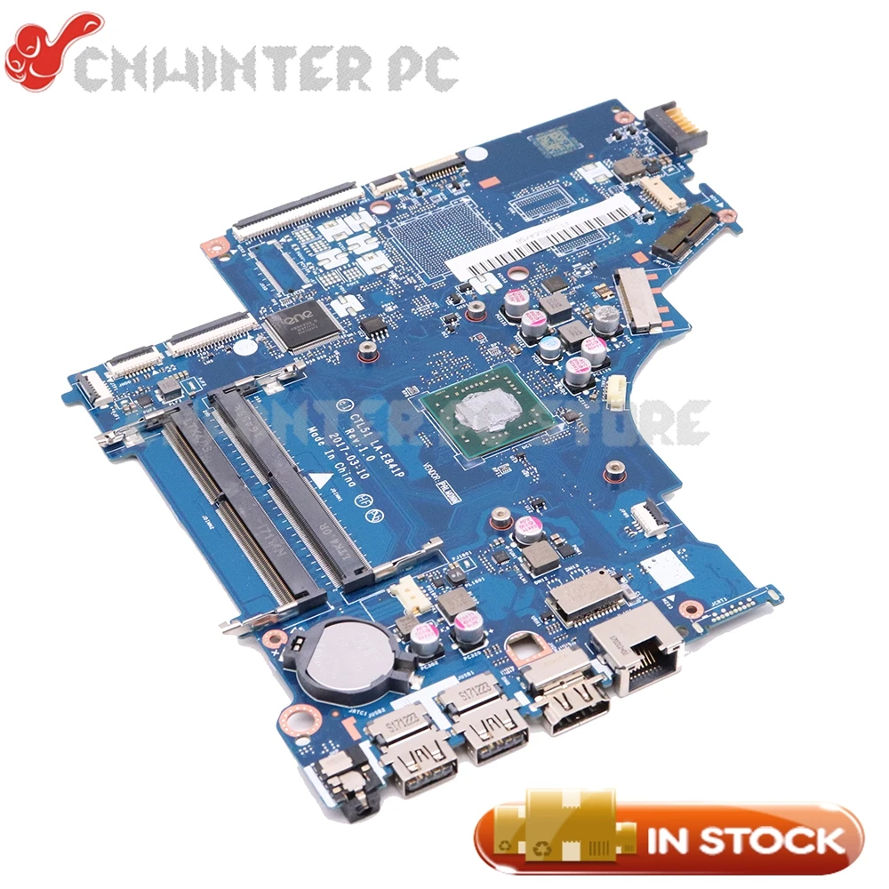 60% OFF  NOKOTION 924720-601 CTL51/53 LA-E841P MAIN BOARD For HP 15-BW 15-bw066sa Laptop Motherboard DDR3 wi