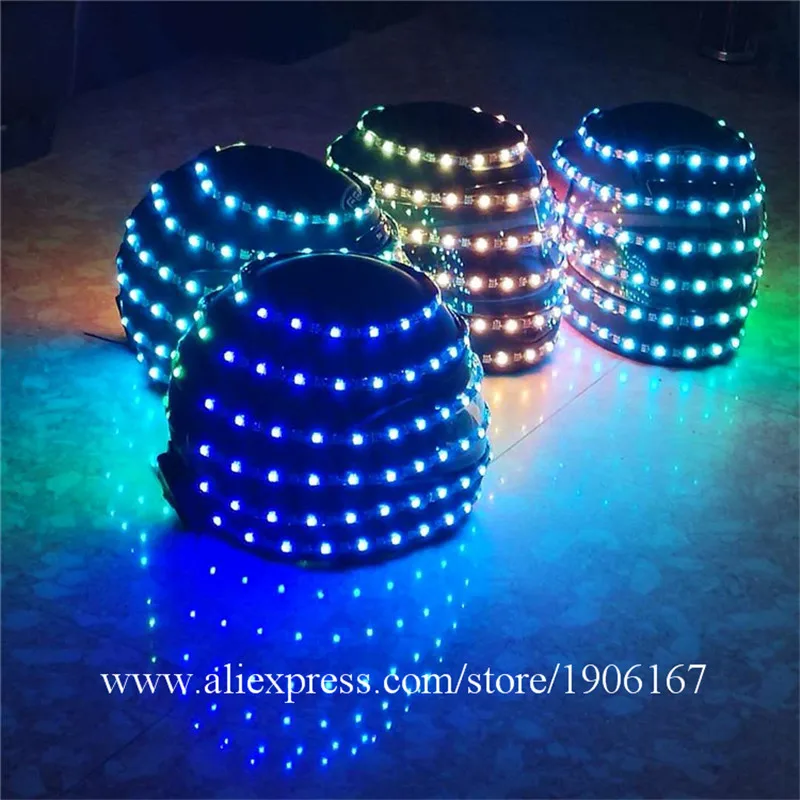 LED helmet Luminous helmet costume Alexander robot05