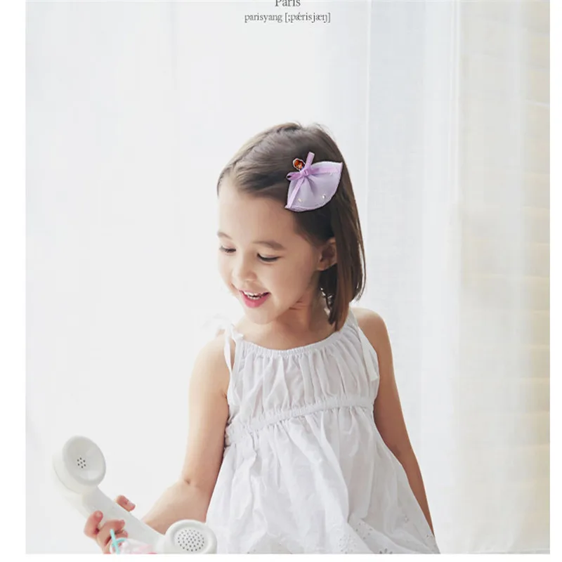1Set Multi-style Ribbon Bow Flower Baby Girls Hairpins  Barrettes Children  hair Accessories Cute Baby Girls Headwear floral Hair Clip  (7)