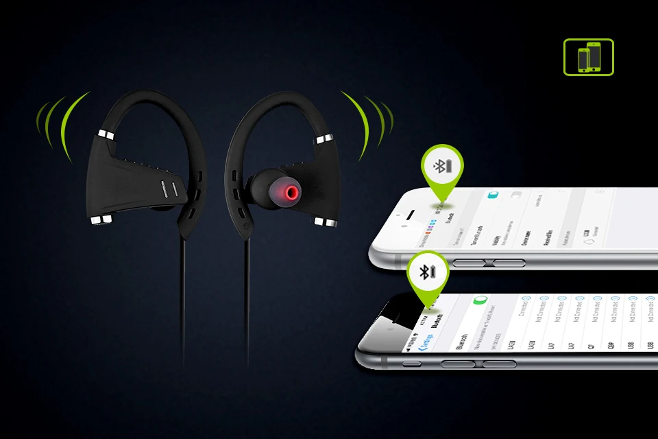 IPX4 Waterproof Bluetooth Headphone-93