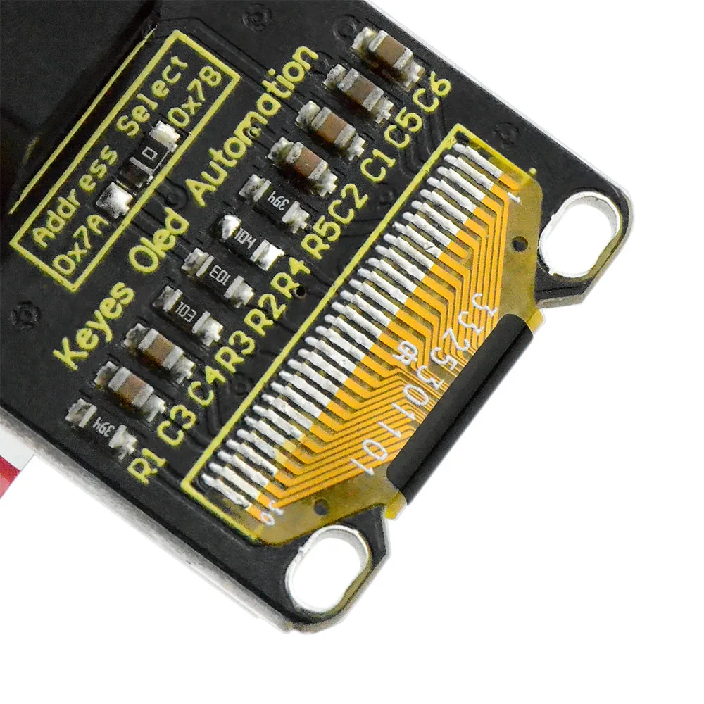 Новинка! Keyestudio EASY Plug 128x64 OLED модуль дисплея для Arduino STEAM|Аксессуары