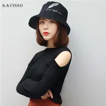 Перо панамка с вышивкой Женская мода Любовь хлопковая рыболовная шляпа женская летняя Солнцезащитная шляпа хлопок плоская шляпа 6 цветов