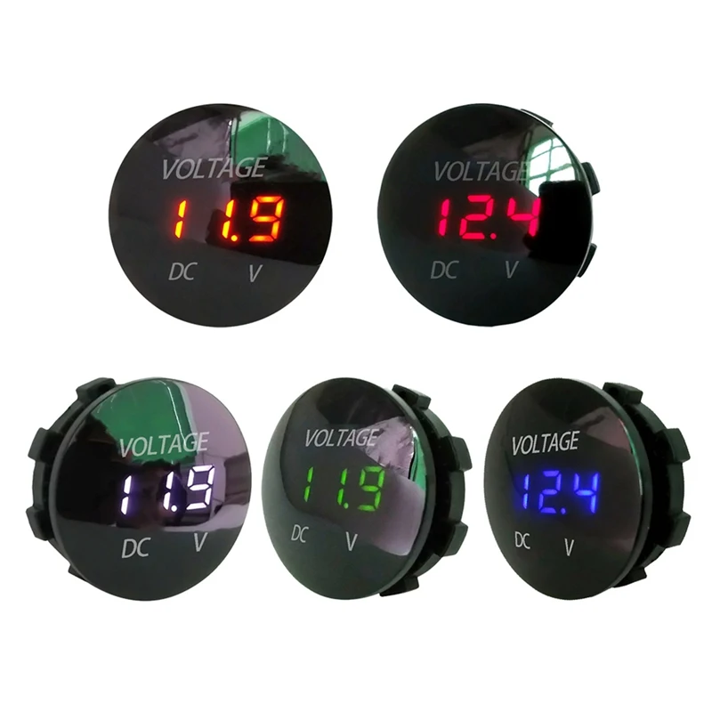 

Car Motorcycle DC5V-48V LED Panel Digital Voltage Meter Display Voltmeter Modified Voltmeter Three Digit Display Voltage Meter