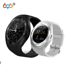 696 Y1 font b Smart b font font b Watch b font Round Screen Fitness Activity