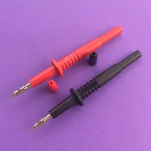 2pcs/pack YT165Y Multimeter probe Test of pure copper rods 4mm Socket Type Probe and Banana Plug