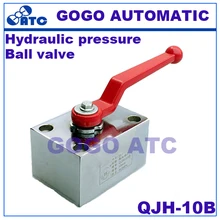 Высокое качество гидравлического давления шаровой клапан QJH-10B 16*2,4 коллектор mouting plate Тип углеродистая сталь высокого давления шаровой запорный клапан