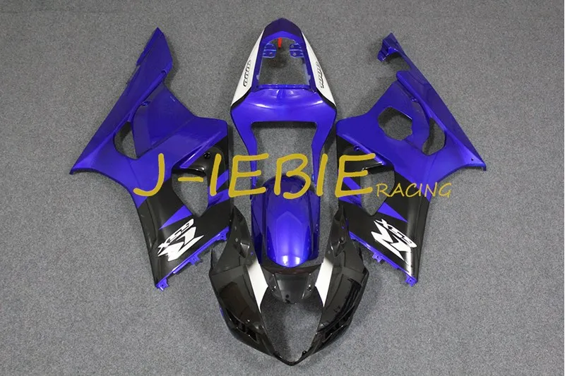 

Black Blue white Injection Fairing Body Work Frame Kit for SUZUKI GSXR 1000 GSXR1000 K3 2003 2004