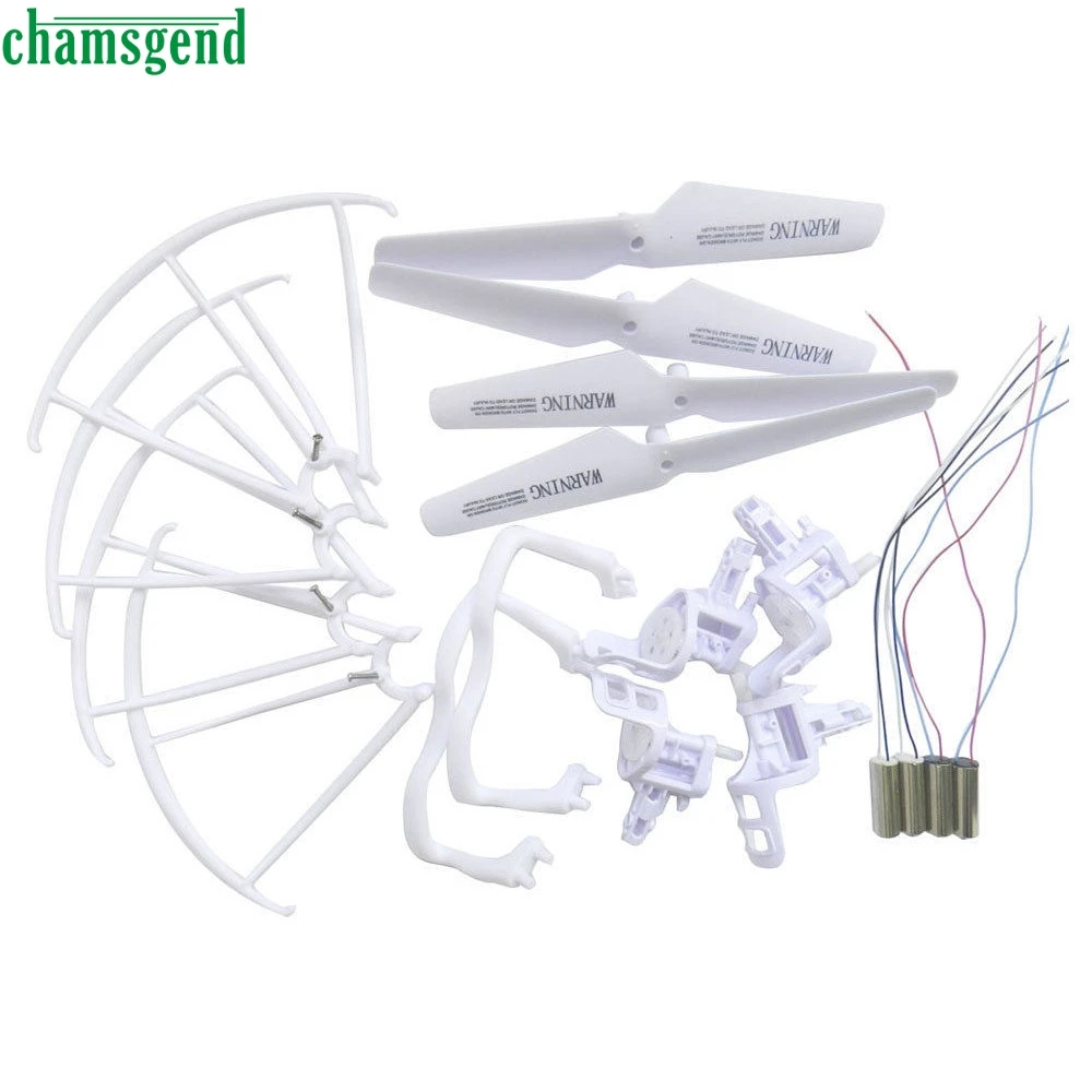 

CHAMSGEND Factory Price Spare Part Set Motors Propellers Landing Skid Protectors Motor Blade for X5 X5C S7