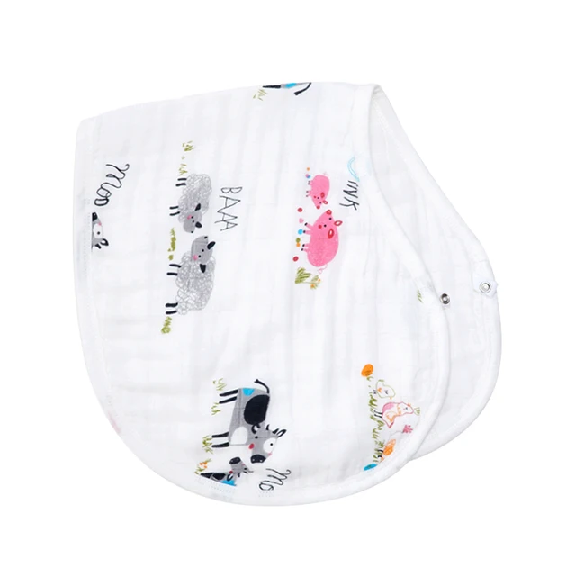 Buy Muslinlife 6layers Baby Burpy Bib Muslin Cloth,Bamboo Cotton Soft Absorbent