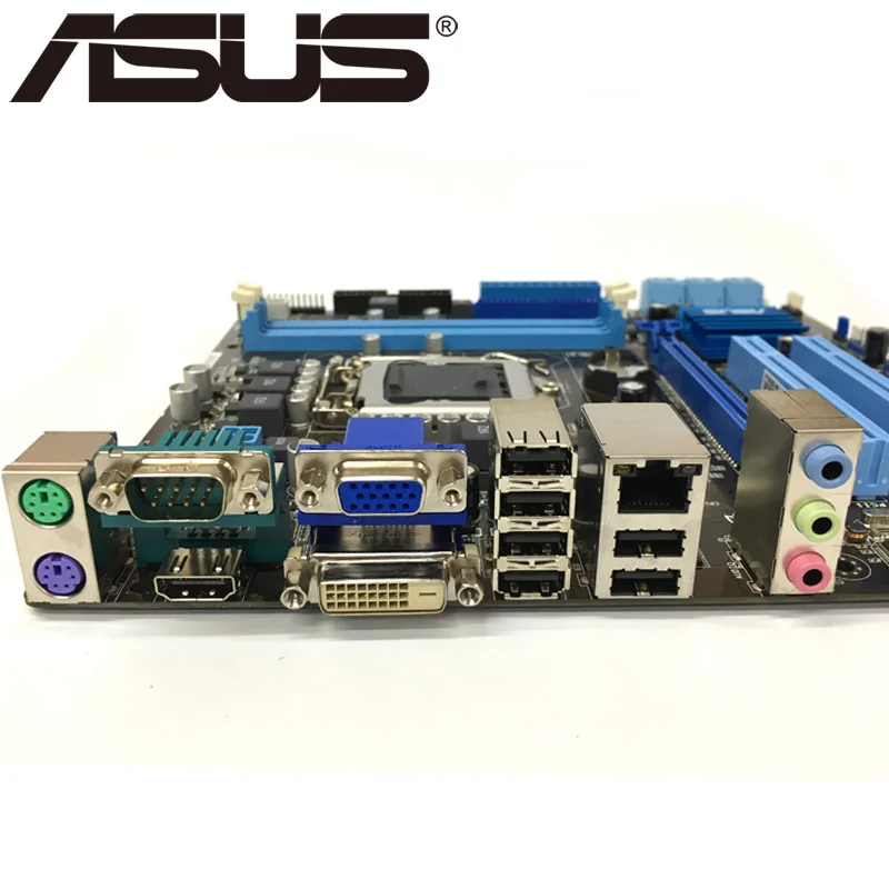 Настольная Материнская плата Asus P7H55 M LE H55 Socket LGA 1156 i3 i5 i7 DDR3 16 ГБ ATX UEFI BIOS