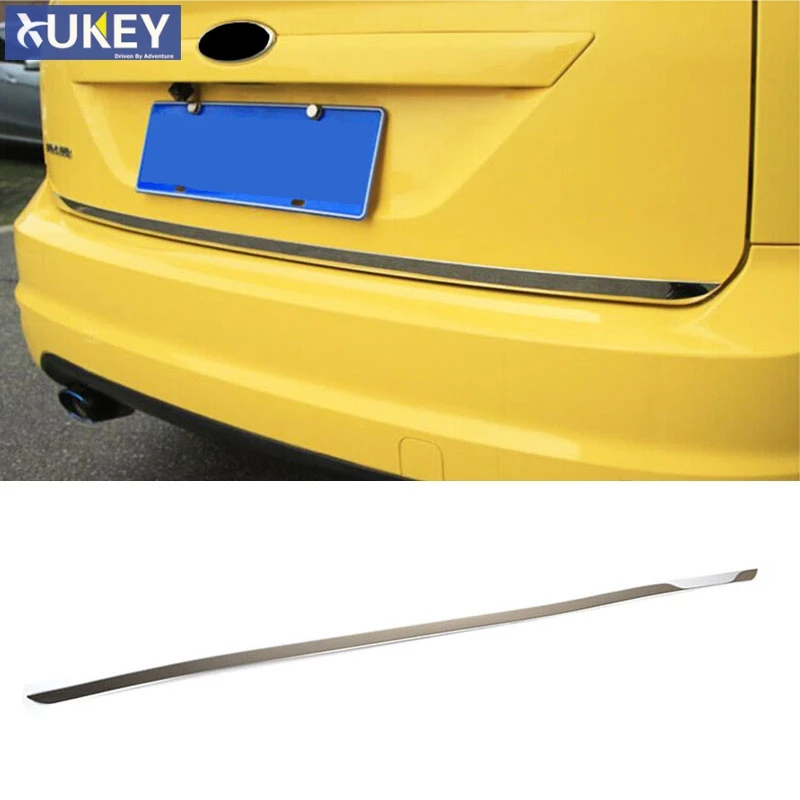 

For Ford Focus Mk2 2005 2006 2007 2008 2009 2010 2011 Hatchback Chrome Rear Trunk Lid Tailgate Door Cover Trim Edge Strip Euro