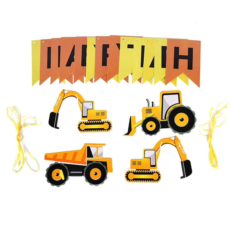 Для строительства баннер на день рождения Вымпел автомобиль тема Мальчики День