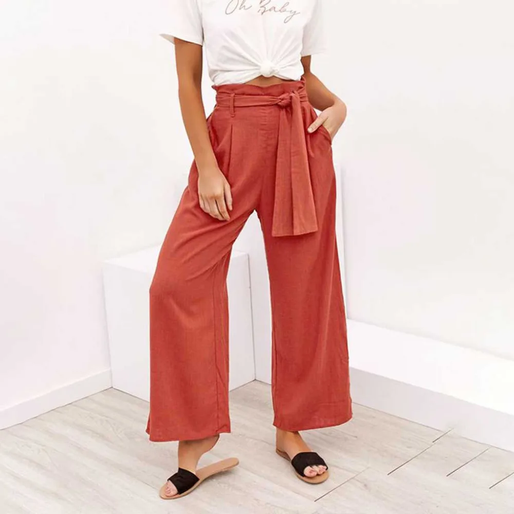 Outdoor Four Seasons Womens Casual Plus Size Casual Floral Flared Pants Vintage Baggy Yoga Long Trousers Durable Drawstring T#40 Outdoor Four Seasons Womens Casual Plus Size Casual Floral Flared Pants Vintage Baggy Yoga Long Trousers Durable Drawstring T#40