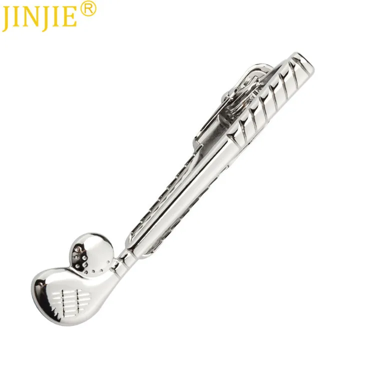 

New Golf Club Shape Collar Men's Casual Tie Pin Korean Tie Clip Gentleman Tie Bar for Mens Gifts Metal Badge Clips