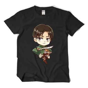 

High-Q Unisex Japan Anime Cos Attack on Titan Eren Cotton Casual T-Shirt Tee Top Attack on Titan Mikasa Ackerman T-Shirt