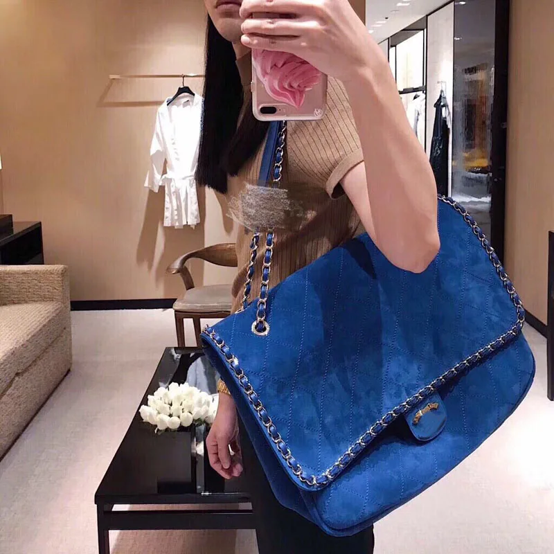 

Top quality Women Bag 2019 New Color Real Leather Shoulder Big Bags Fashion Large Travel Bags Women Brand Luxury Chain Handbags