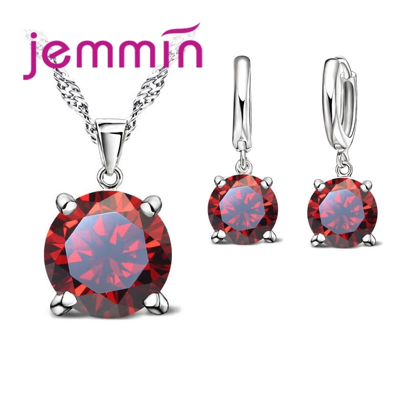 Jemmin Fashion Jewelry Set S90 Silver Color Pendant Necklaceearrings Shiny Romantic Gift For Lovergirlfriendsister huismerk kopen in de aanbieding Jemmin Fashion Jewelry Set S90 Silver Color Pendant Necklaceearrings Shiny Romantic Gift For Lovergirlfriendsister huismerk kopen in de aanbieding