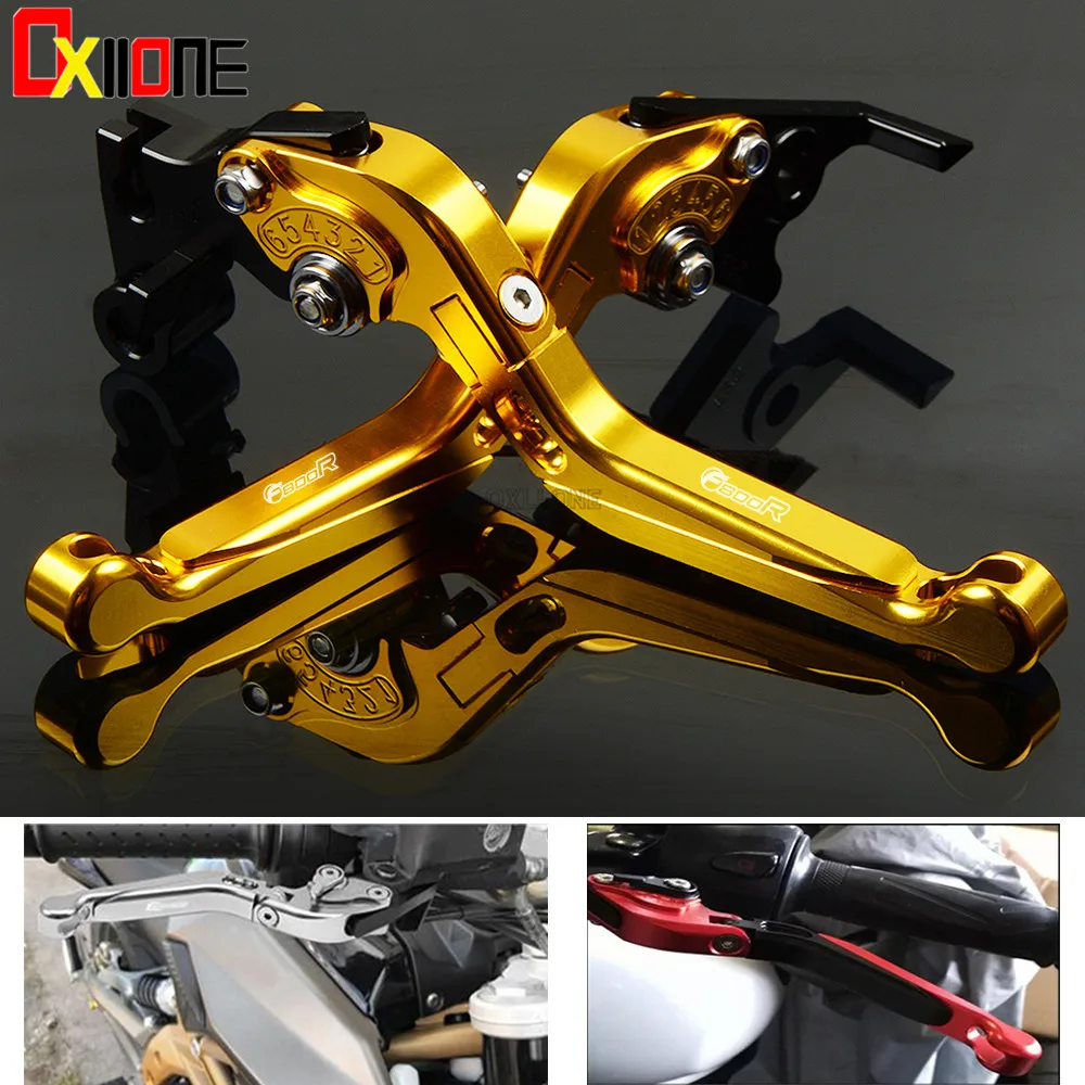 

7 Colors Up with logo Set For BMW F800R 2009-2016 2014 2015 Motorcycle Folding Extendable Motorbike Brake Clutch Levers