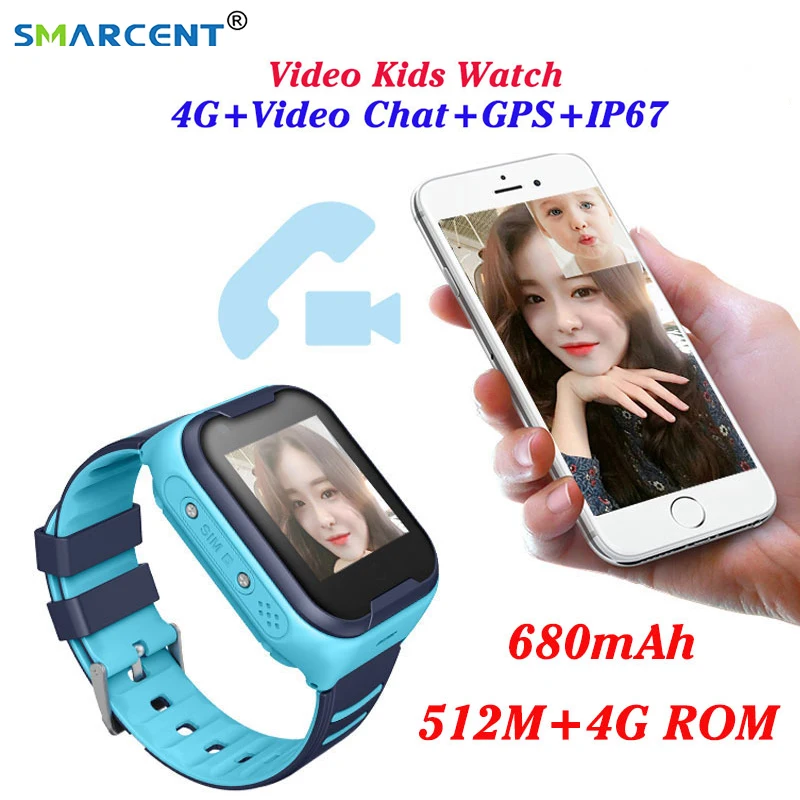  Kids Smart Watch 4G Wifi GPS Tracker Smartwatch Kids Clock 4g Watch Phone Video Call Waterproof Sma