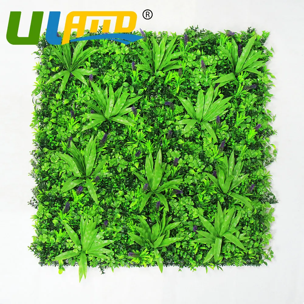 ULAND Artificial Privacy Fence Boxwood Hedge 1X1M Decorative Garden Fence Plants for Decoration Wedding Home Balcony Decoration 