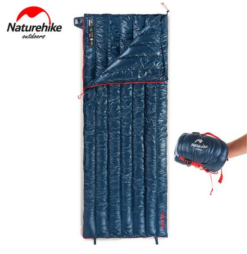 

Naturehike Goose Down Sleeping Bag Outdoor Ultralight Adult Fleabag Warm Splicing Single Envelope Sleeping Camping Sleeping Gear