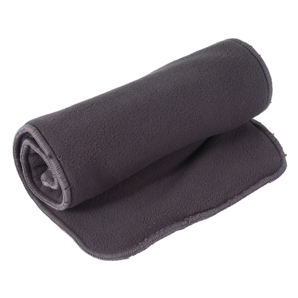 

5 Layers Bamboo Charcoal Anti-bacterial Cloth Diaper Reusable Breathable Nappy Pad Baby Newborns Diaper Liner for Adult 48x20CM