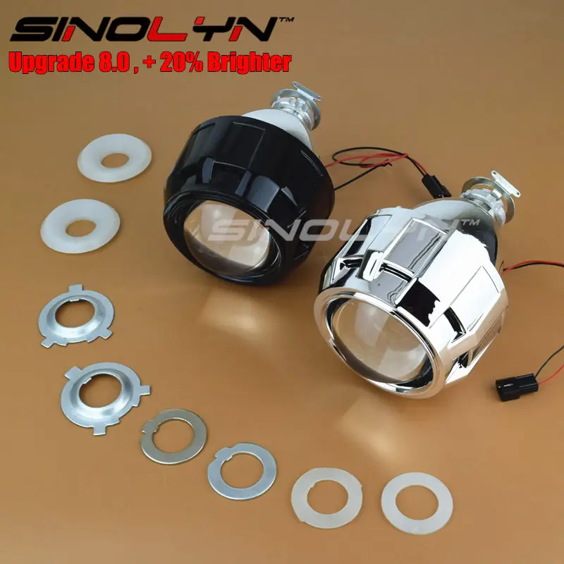 Car Motorcycle Upgrade Mini 8 0 2 5 Bixenon Projector Lens WST HID Headlight Retrofit W
